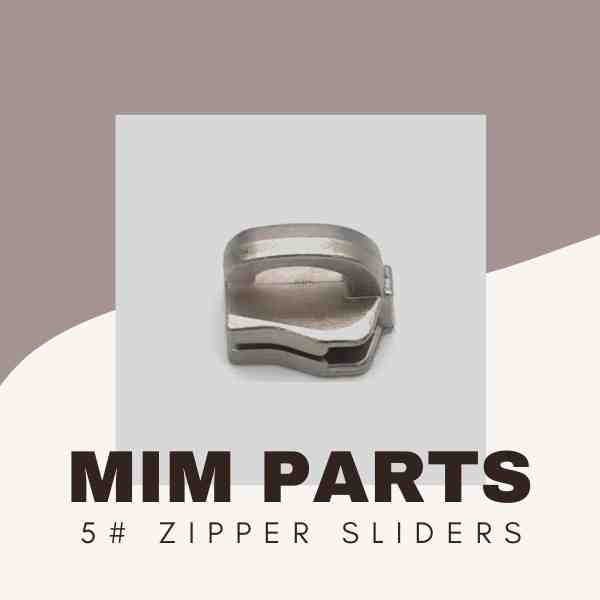 5# zipper slider mim parts